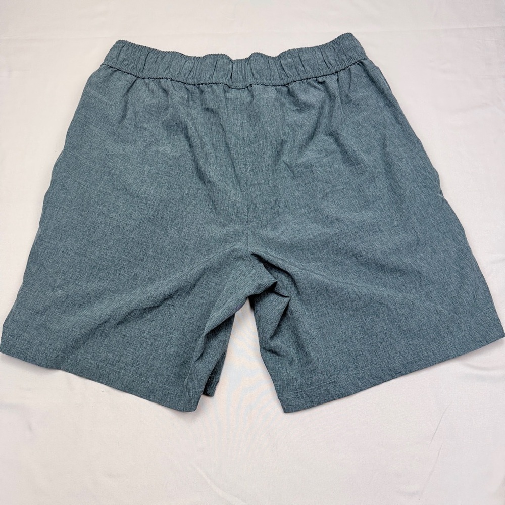 Balance Collection Men's Blue/Green Athletic Shorts - Picture 2 of 5